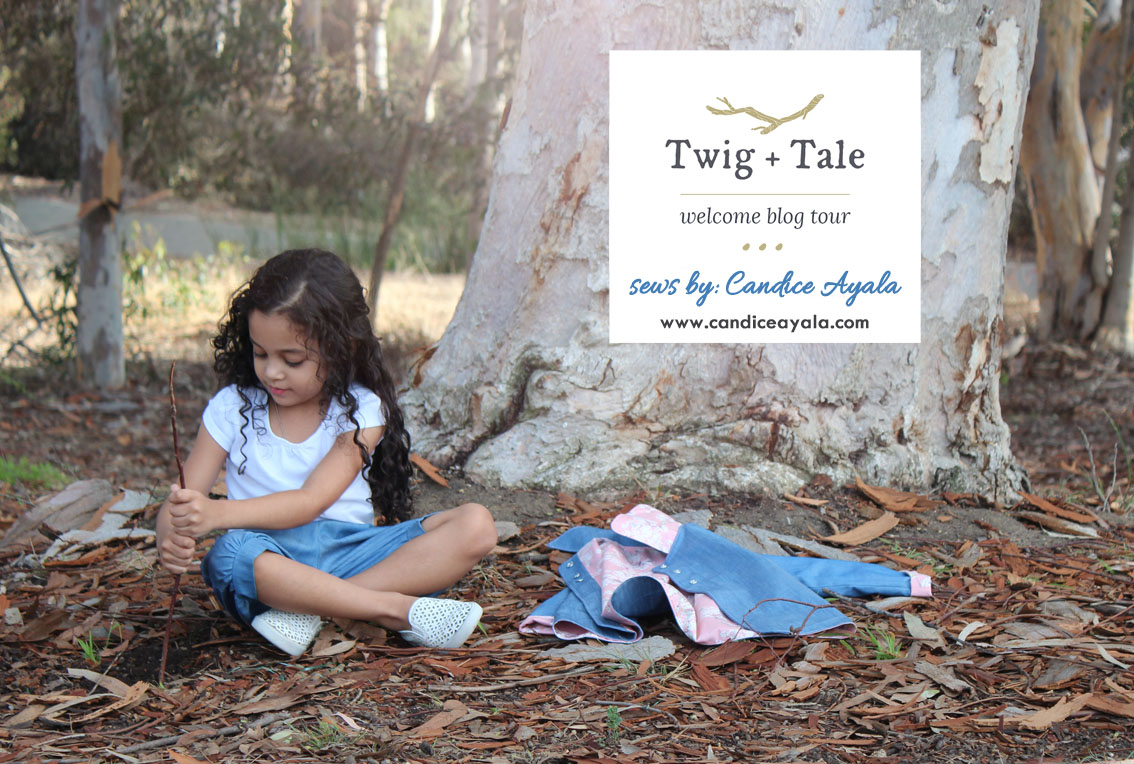 Twig + Tale Welcome Blog Tour - The Pixie Pea Coat and Pixie Pants sewn by Candice Ayala of CandiceAyala.com