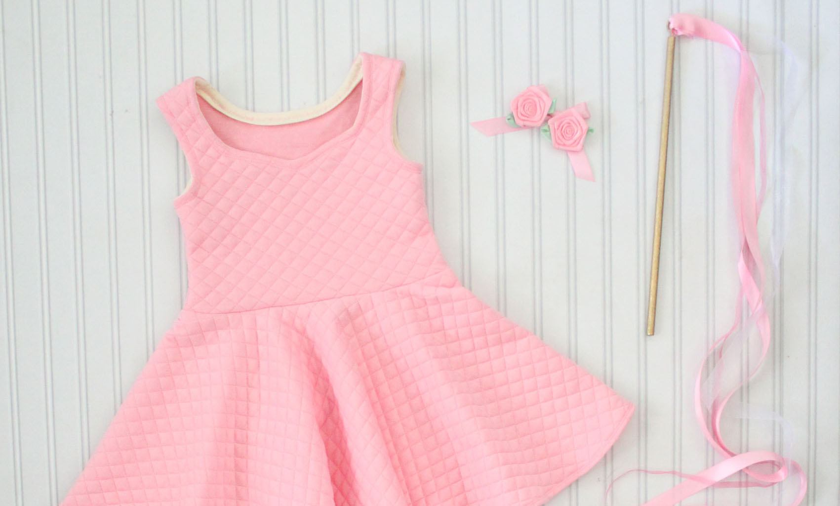 The Perfectly Perfect Pink Birthday Dress - Sewing for Girls - Sewing with Knit