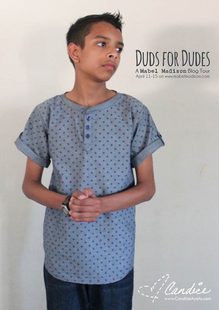 Duds for Dudes: Mabel Madision Blog Tour - PDF Sewing Pattern - Cape Cod Shirt by Peek-a-Boo Patterns