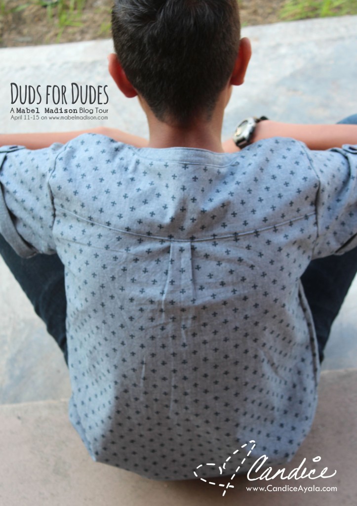 Duds for Dudes: Mabel Madision Blog Tour - PDF Sewing Pattern - Cape Cod Shirt by Peek-a-Boo Patterns