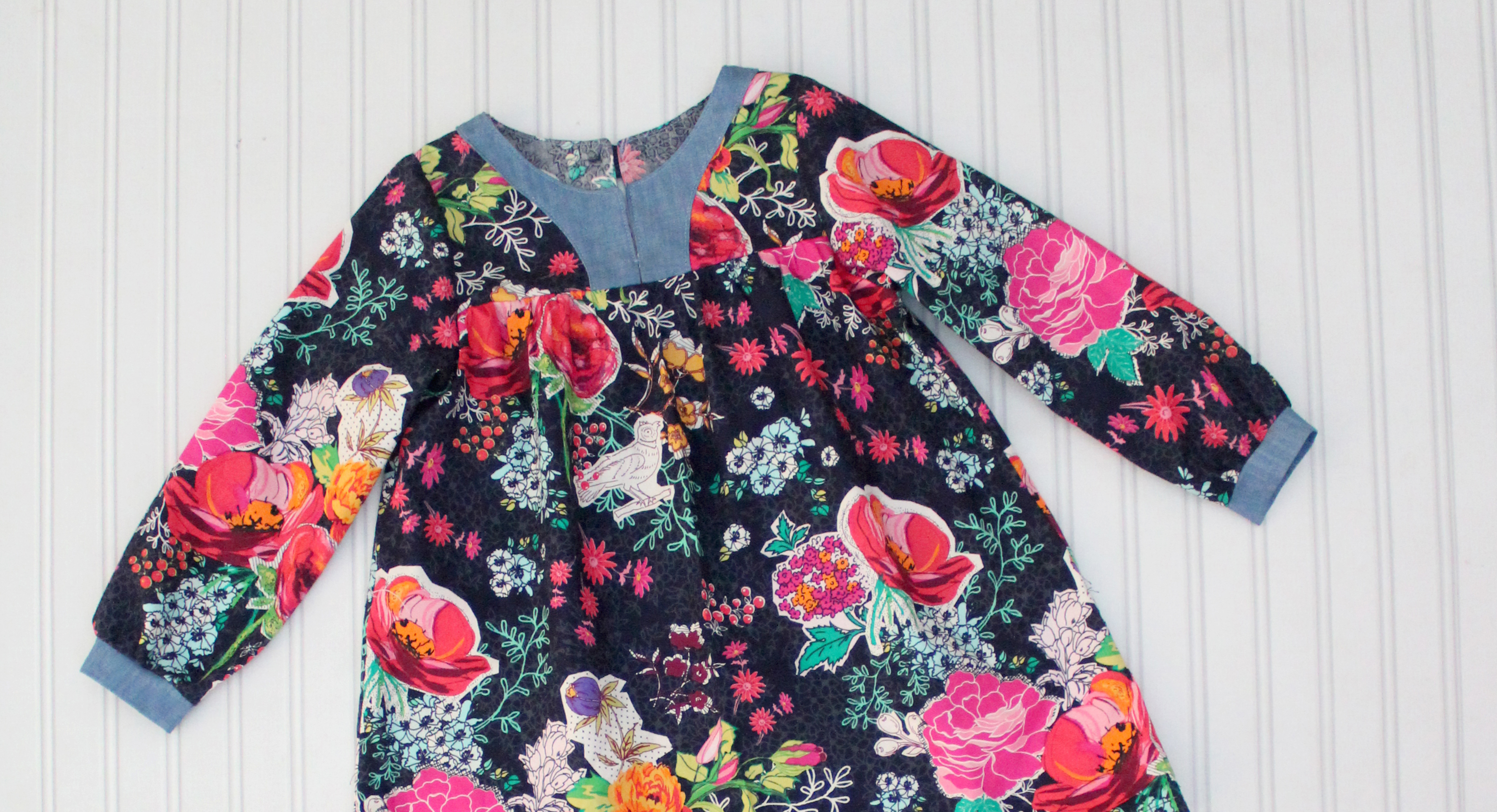 The Boho Tunic and Dress PDF Pattern by Peach Patterns sewn by Candice Ayala