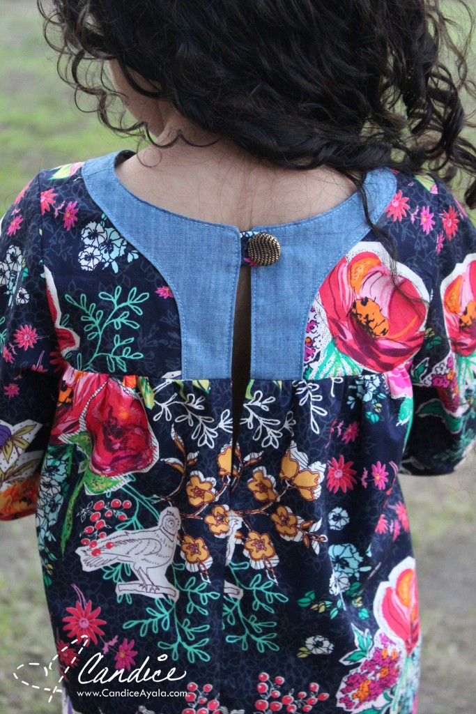 The Boho Tunic and Dress PDF Pattern by Peach Patterns sewn by Candice Ayala