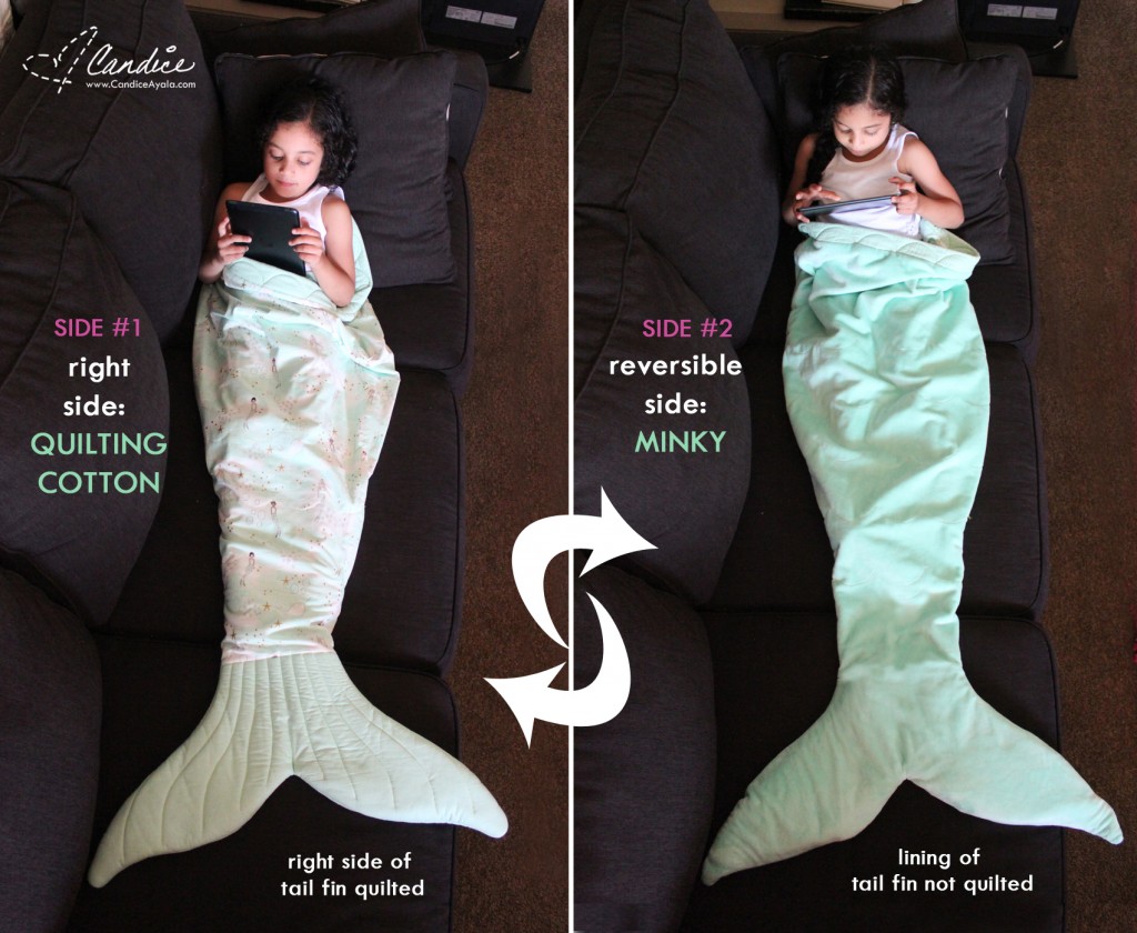 One Thimble Issue 16: The Melody Mermaid Tail PDF Pattern, Sewn by Candice Ayala of CandiceAyala.com