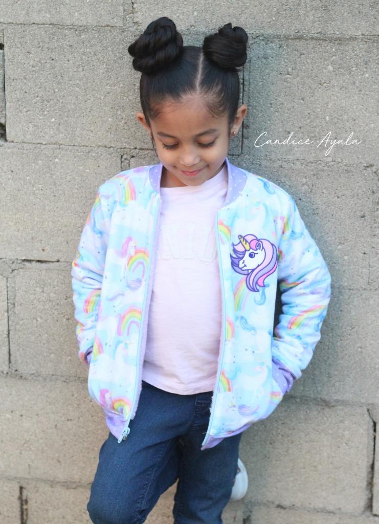 The Ollie Bomber Jacket PDF Pattern by Sew A Little Seam sewn by Candice Ayala. 